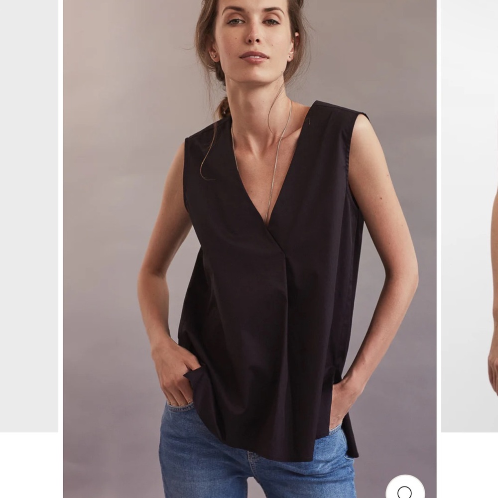Harshman Aria Cotton V-Neck Tank
